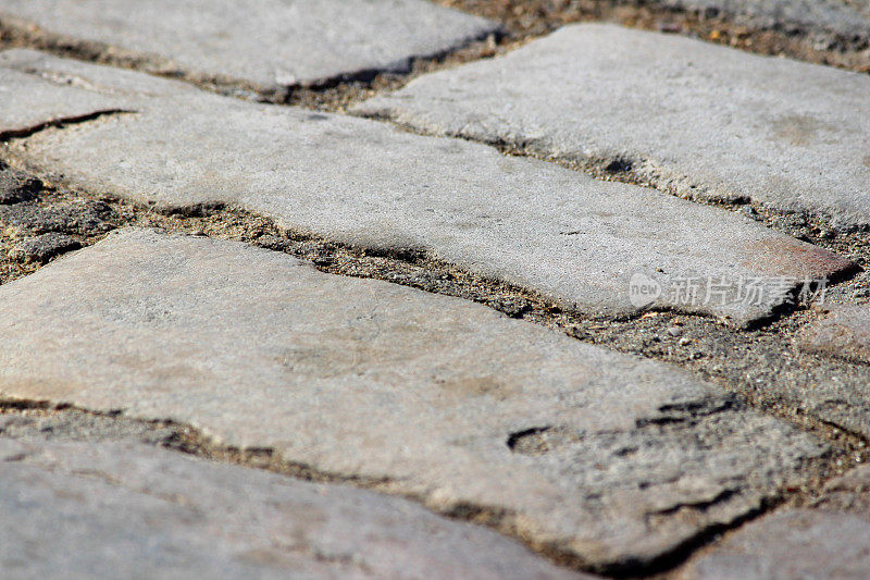 鹅卵石/鹅卵石路径的图像，块铺路，铺路